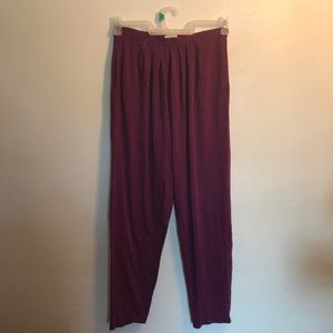 Purple pants w pockets